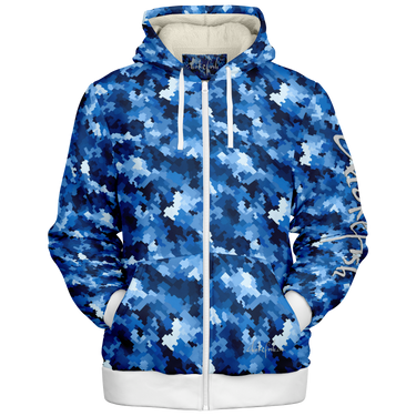 Chokefish™ Microfleece Zip-Up Hoodie Camouflage-021